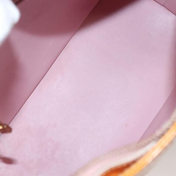 LOUIS VUITTON Monogram Vernis Houston Bag Marshmallow Pink M91302 - Picture 10 of 16